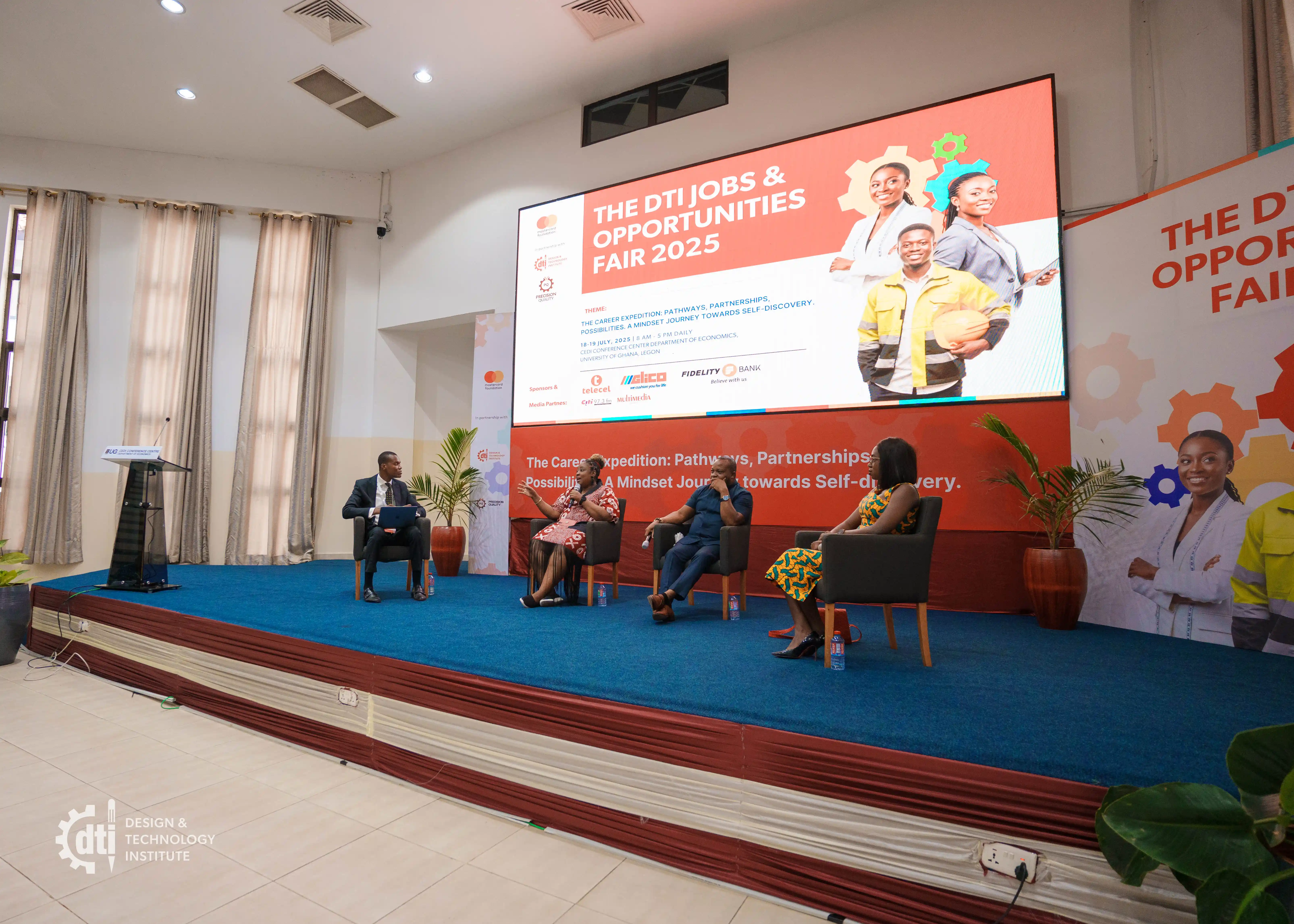 Students engaging with employers and policymakers